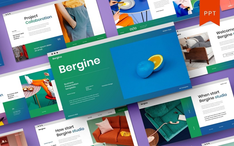 Bergine – Business PowerPoint Template