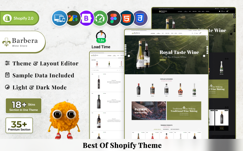 Barbera Wine Multipurpose Shopify Store Shopify Theme