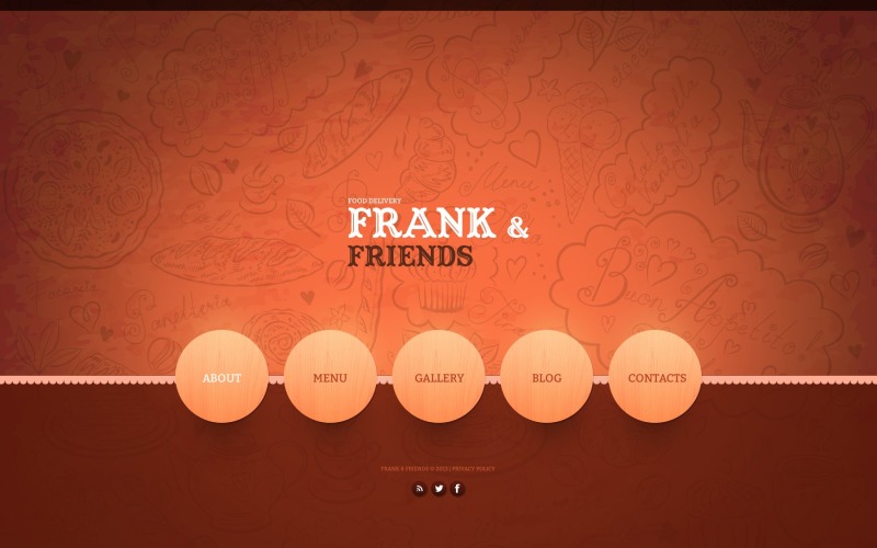 Catering Website Template for Free