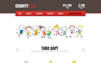 Free Charity Sponsorship Website Template