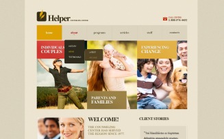 Free Child Charity Website Template