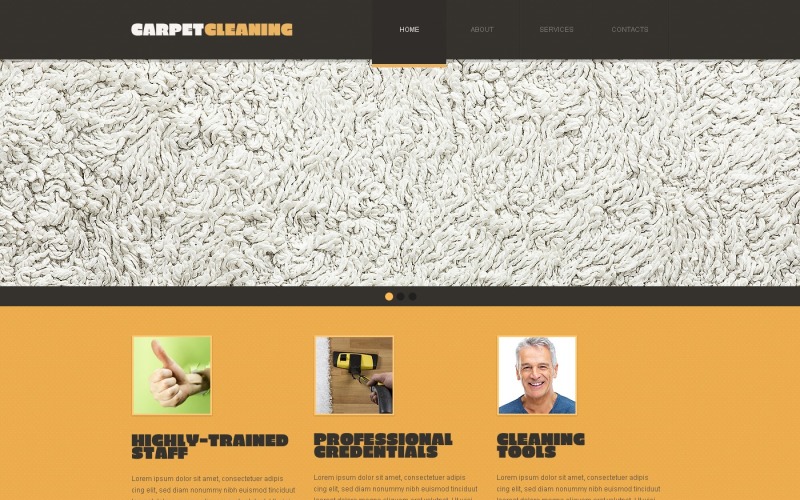 Free Cleaning Website Theme Website Template