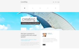 Free Constructing Company Responsive Website Template