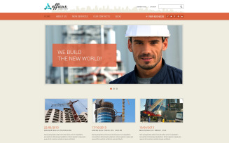 Free Construction Company Website Template