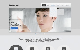 No Cost Communications Website Template