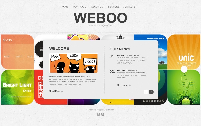 Design Studio Website Free Theme Website Template