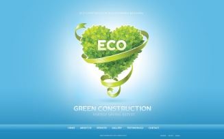 Free Cement Company Website Template