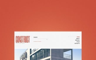 Free Concrete Company Website Design Template
