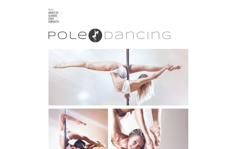Free Dance Studio Responsive Website Template