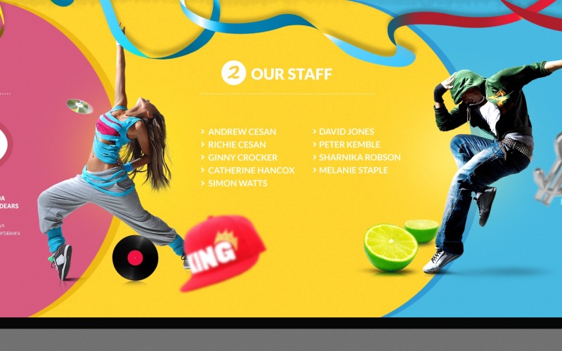 Free Dance Website Template