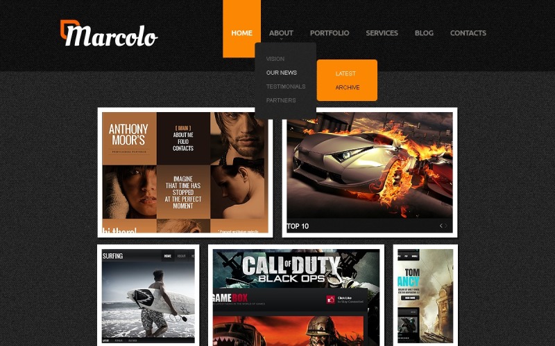 Free Design Agency Website Theme Website Template