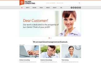 Free Management Website Design Template