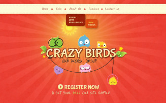 Design Agency Website Free Theme