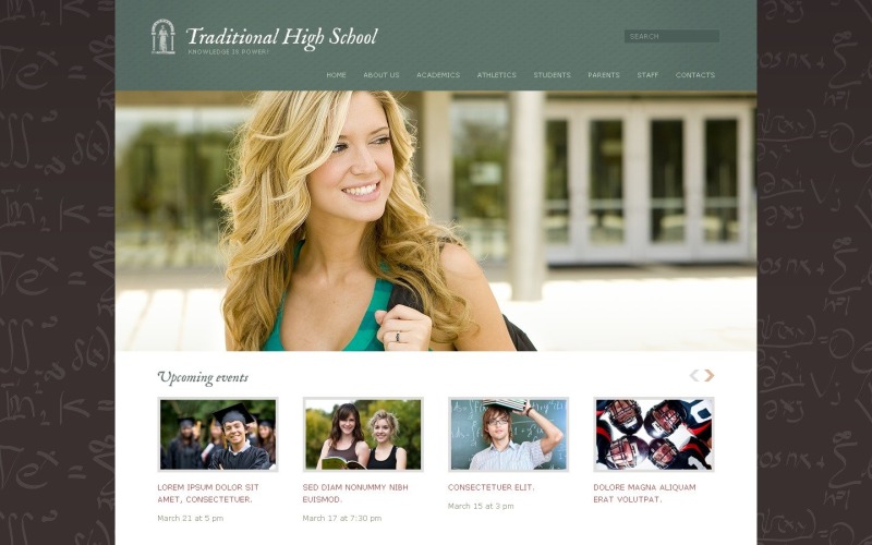 Free Education Website Theme Website Template