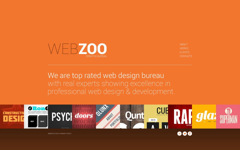 No-Charge Design Studio Website Theme Website Template