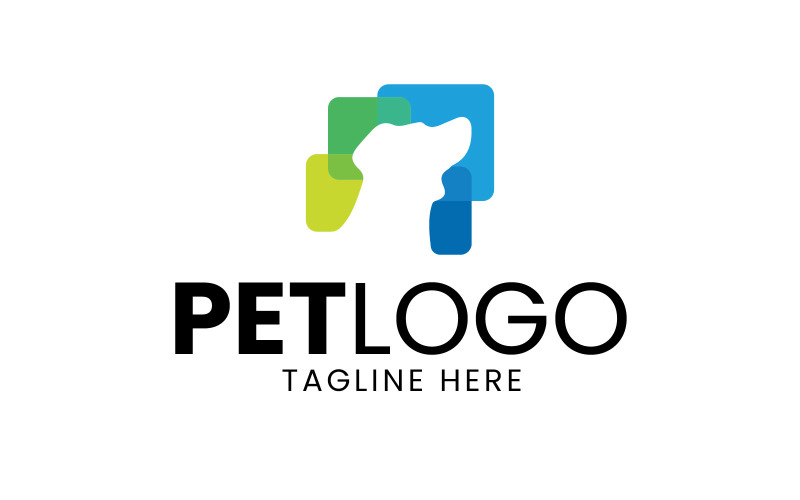 Pet Logo - Pet Mosaic Logo Logo Template