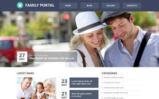Family Center Free Responsive Website Template