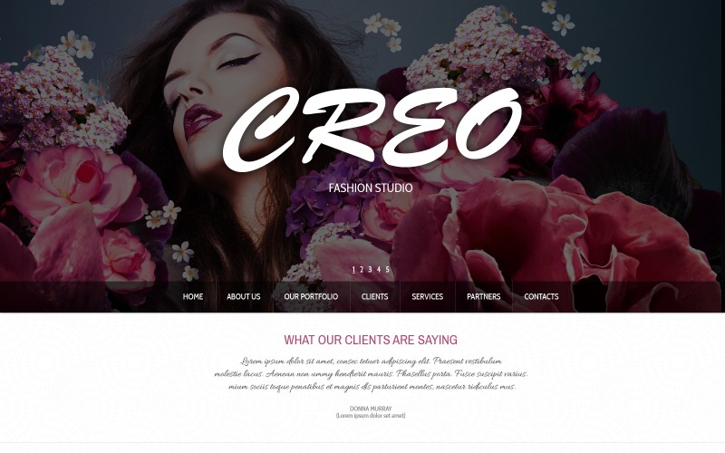 Fashion Website Free Template Website Template