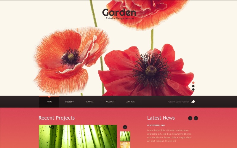 Free Exterior Design Website Theme Website Template