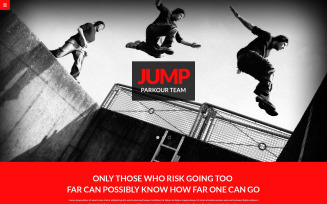 Free Extreme Sports Responsive Website Theme