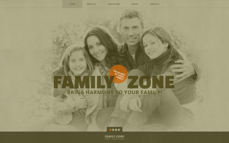 Free Family Center Website Design Website Template