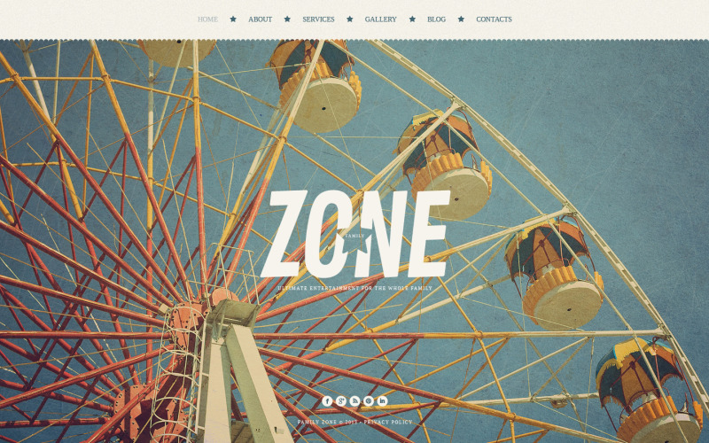 Free Family Center Website Theme Website Template