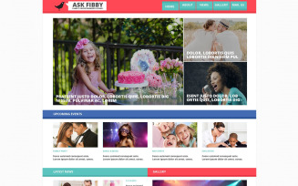 Free Family Entertainment Center Website Template