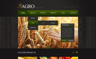 Free Farm Responsive Website Template
