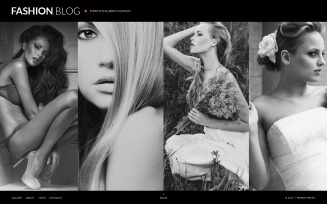 Free Fashion Blog Website Design