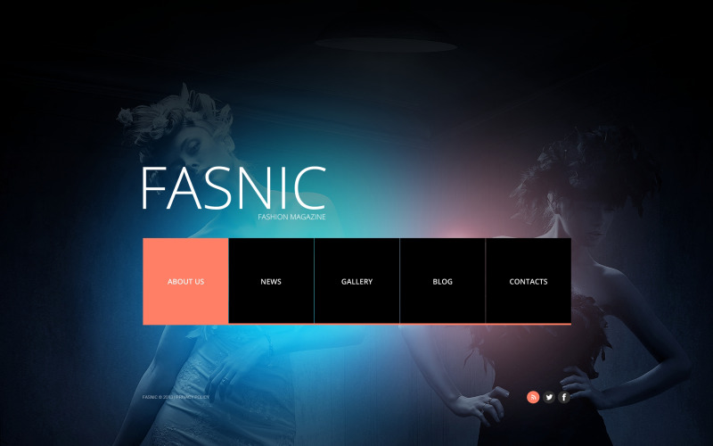 Free Fashion Blog Website Template