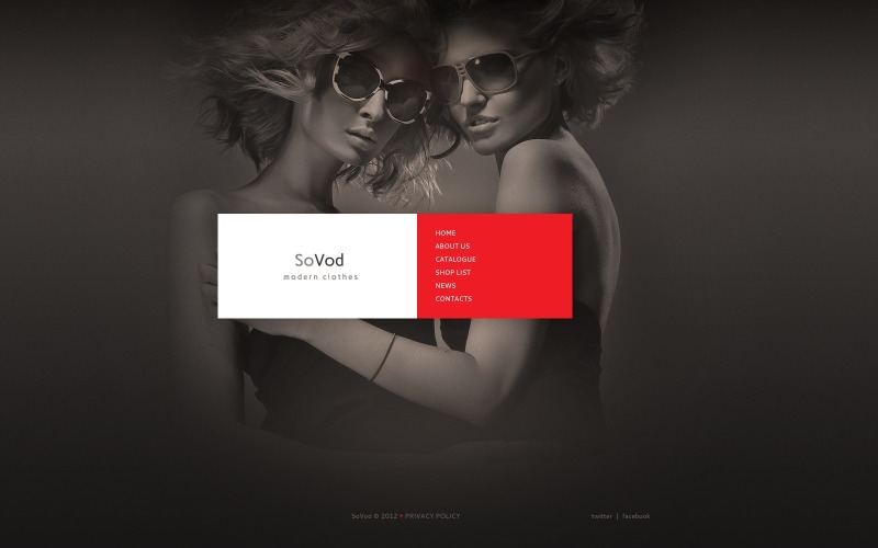 Free Fashion Website Design Website Template