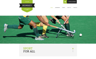 Free Field Hockey Website Template