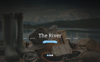 Free Fishing Website Template