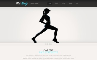 Free Fitness Website Theme
