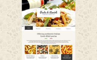 Free Food Store Responsive Website Template
