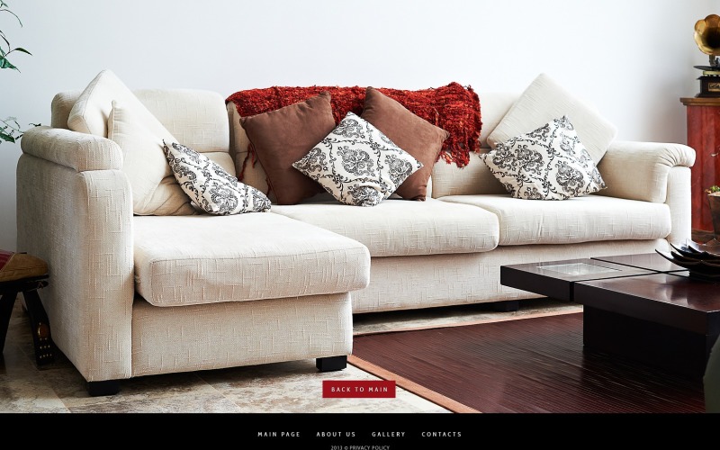 Free Furniture Website Design Website Template