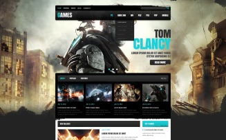 Free Game Portal Website Design