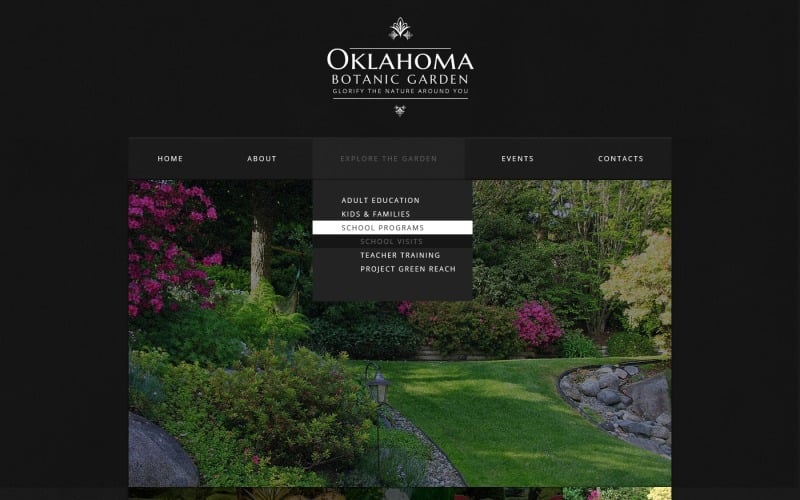 Free Garden Design Responsive Website Theme Website Template