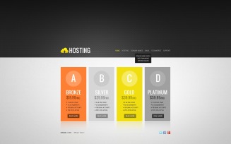 Free Hosting Provider Website Template