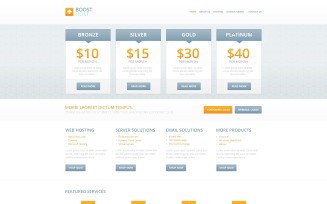 Free Hosting Responsive Website Template