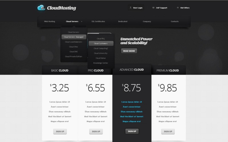 Free Hosting Website Design Website Template