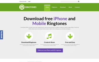 Free Mobile Content Responsive Website Template