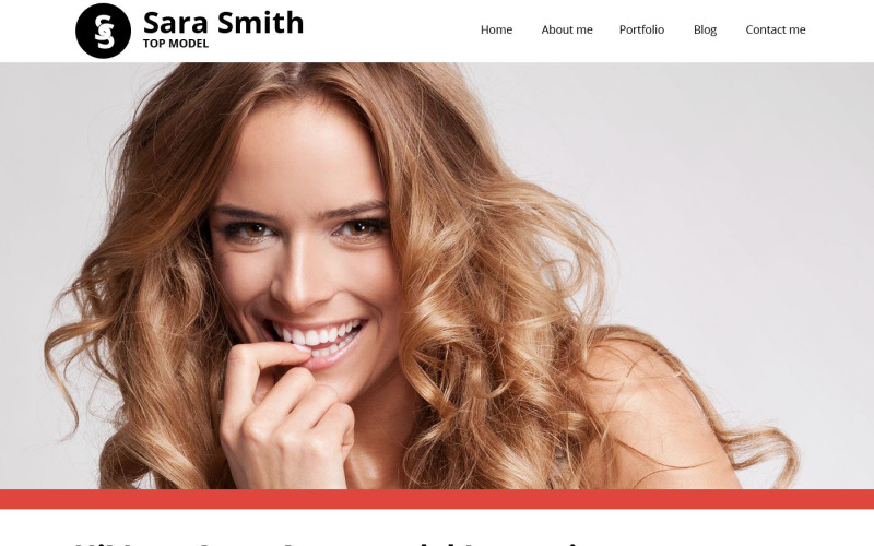 Free Model Responsive Website Template