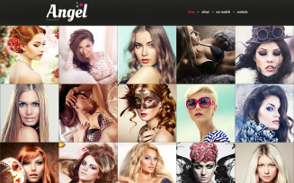 Free Modeling Website Design Theme
