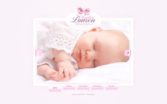 Free Newborn Website Theme