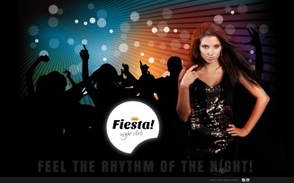 Free Night Club Website Design Theme