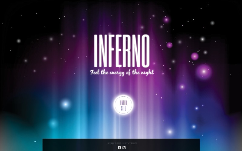 Free Night Club Website Theme Website Template