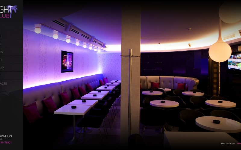 No-Cost Night Club Website Template