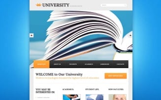 Free Institution Website Template