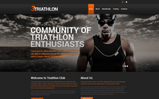 Free Sport Responsive Website Design